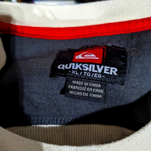 Vintage Quicksilver Long Sleeves XL - Picture 2 of 2